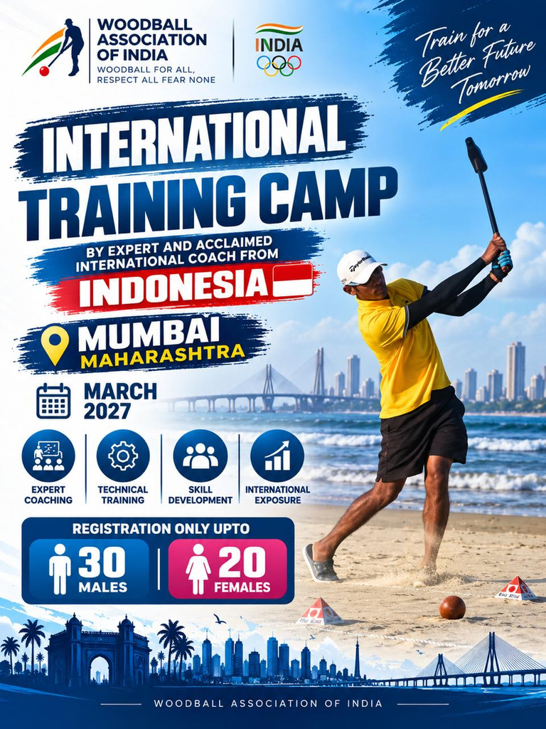 International Woodball Training Camp 2027 in Mumbai with Expert Coach from Indonesia